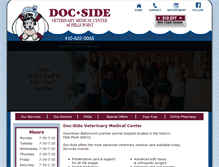 Tablet Screenshot of docsidevet.com